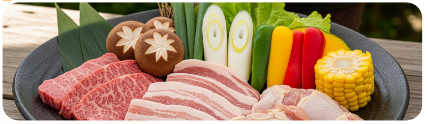 BBQ食材のイメージ